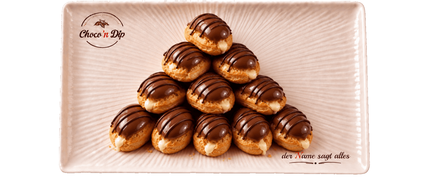 Windbeutel (Eclair) Pyramide